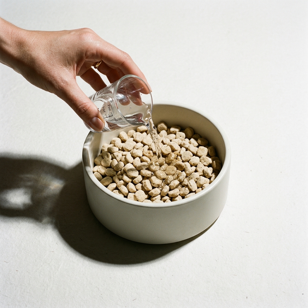 Mix with warm water
