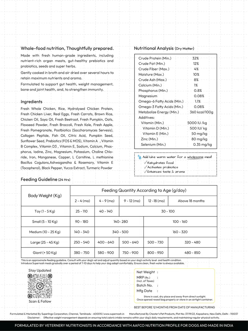 Chicken & Liver Formula